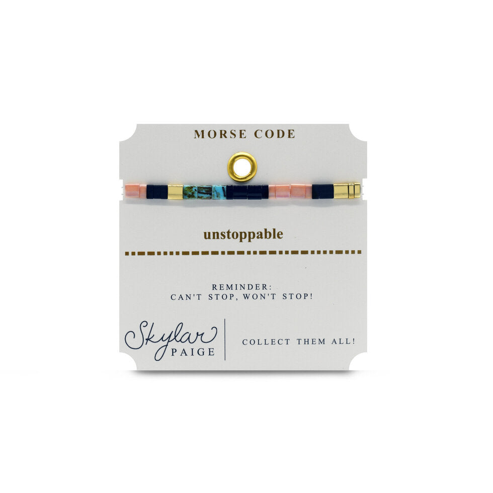 Morse Code Bracelet by Skylar Paige