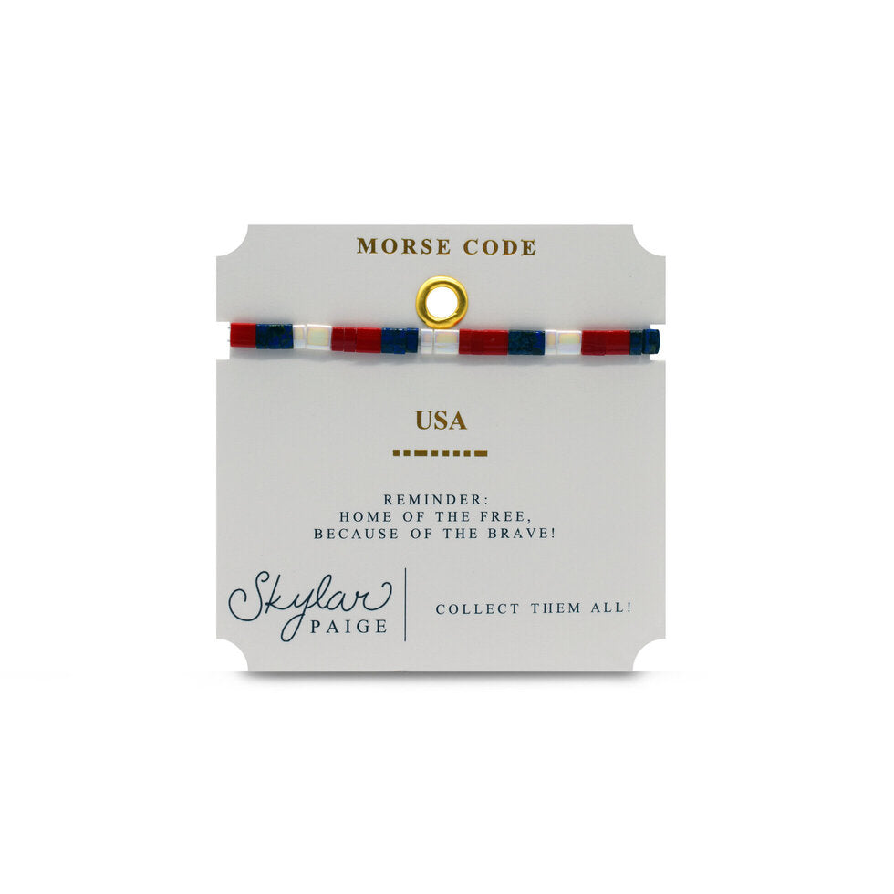 Morse Code Bracelet by Skylar Paige