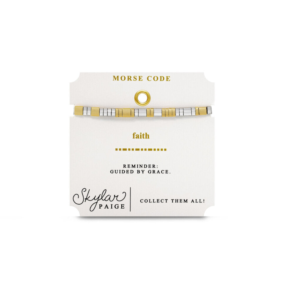 Morse Code Bracelet by Skylar Paige