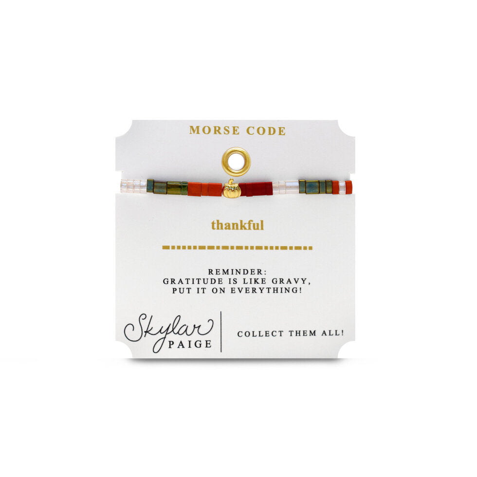 Morse Code Bracelet by Skylar Paige