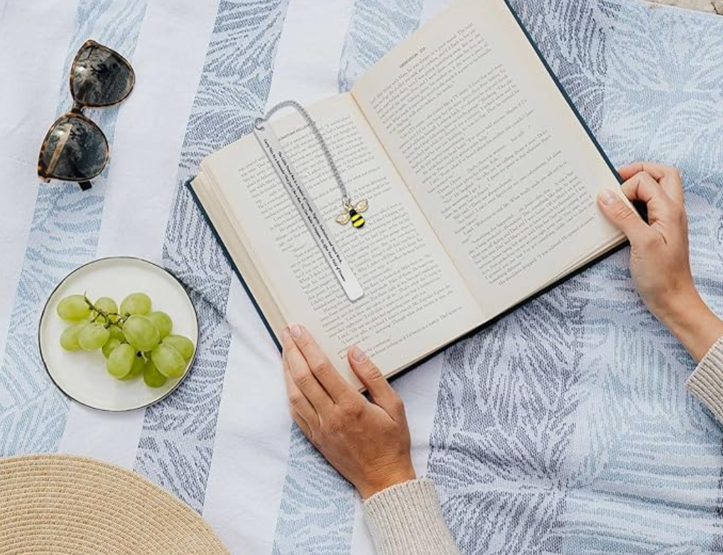 Honey Bee dangle bookmark