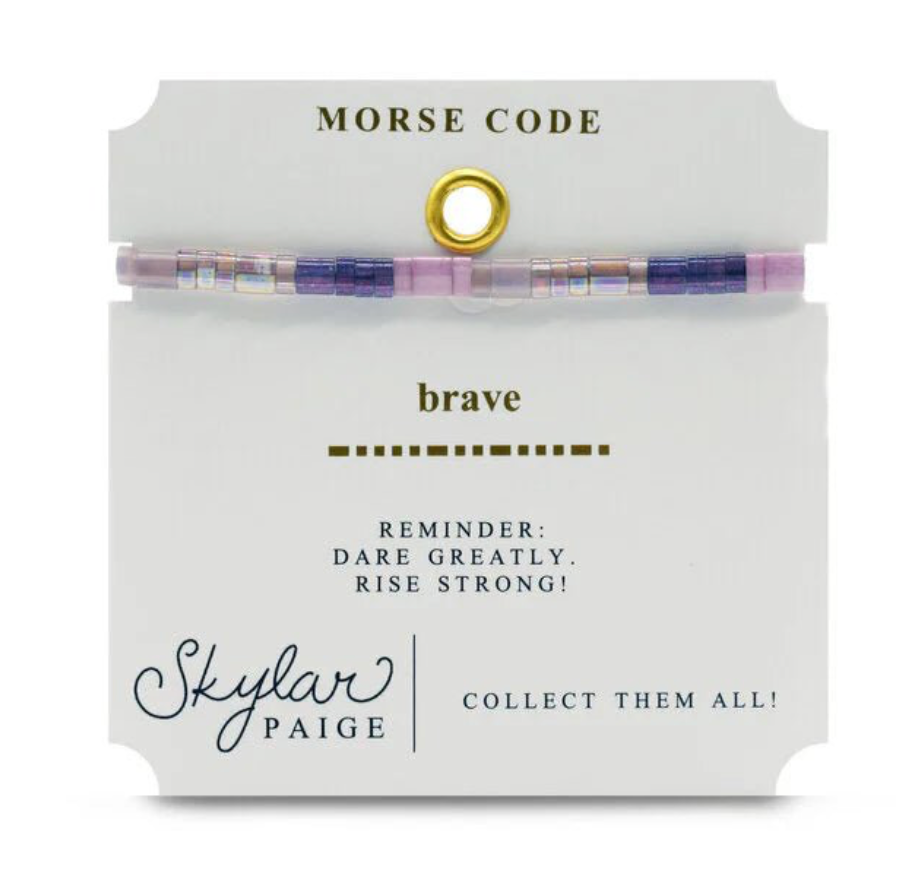Morse Code Bracelet by Skylar Paige
