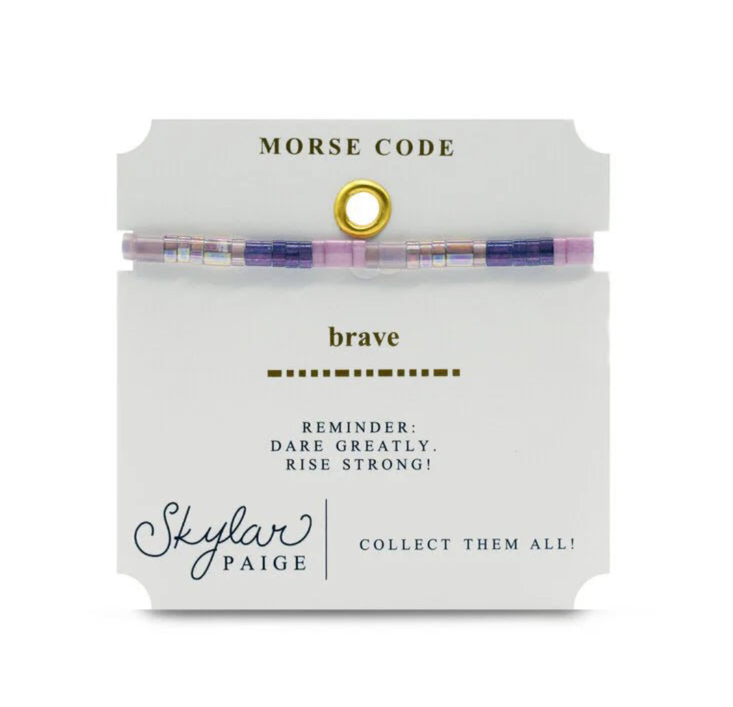 Morse Code Bracelet by Skylar Paige