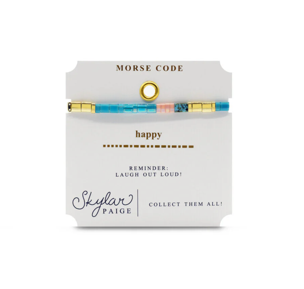 Morse Code Bracelet by Skylar Paige