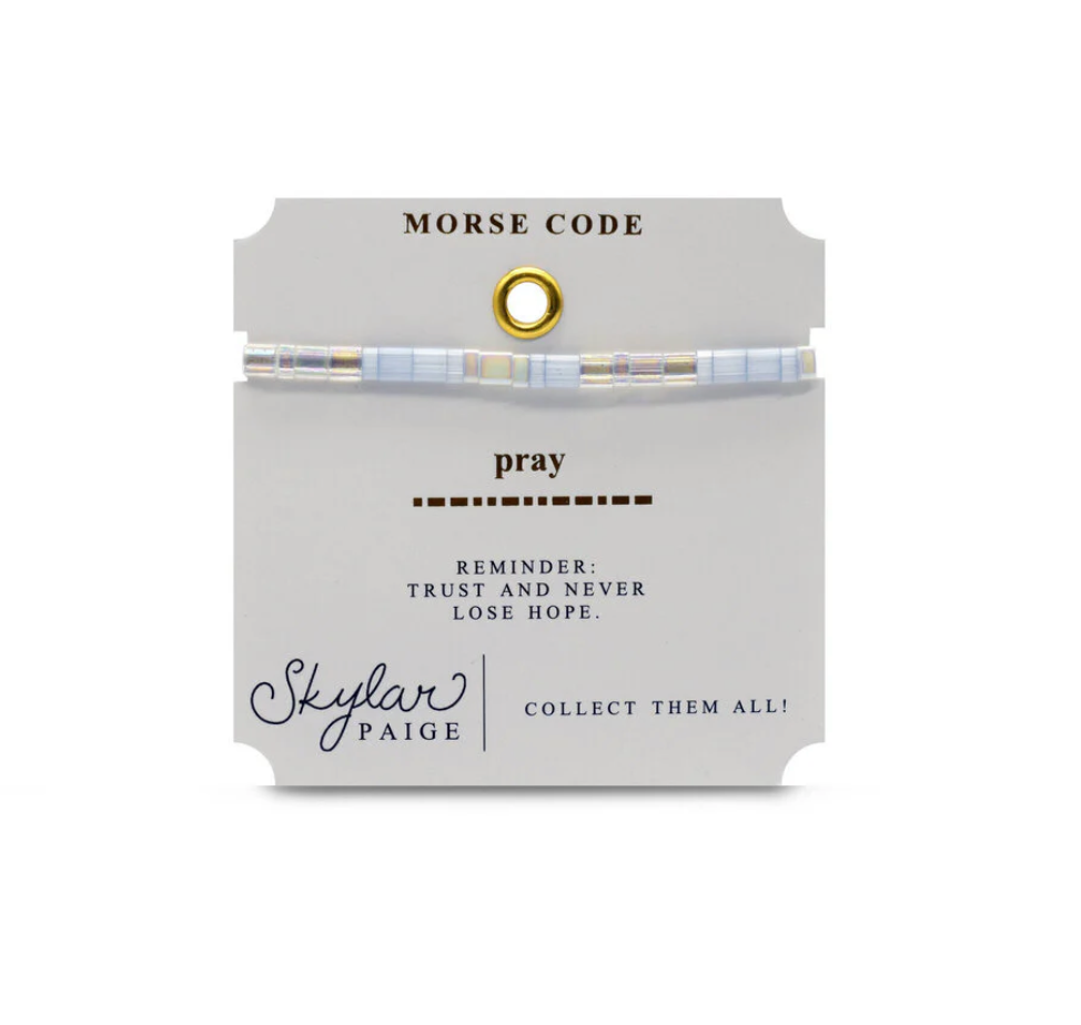 Morse Code Bracelet by Skylar Paige