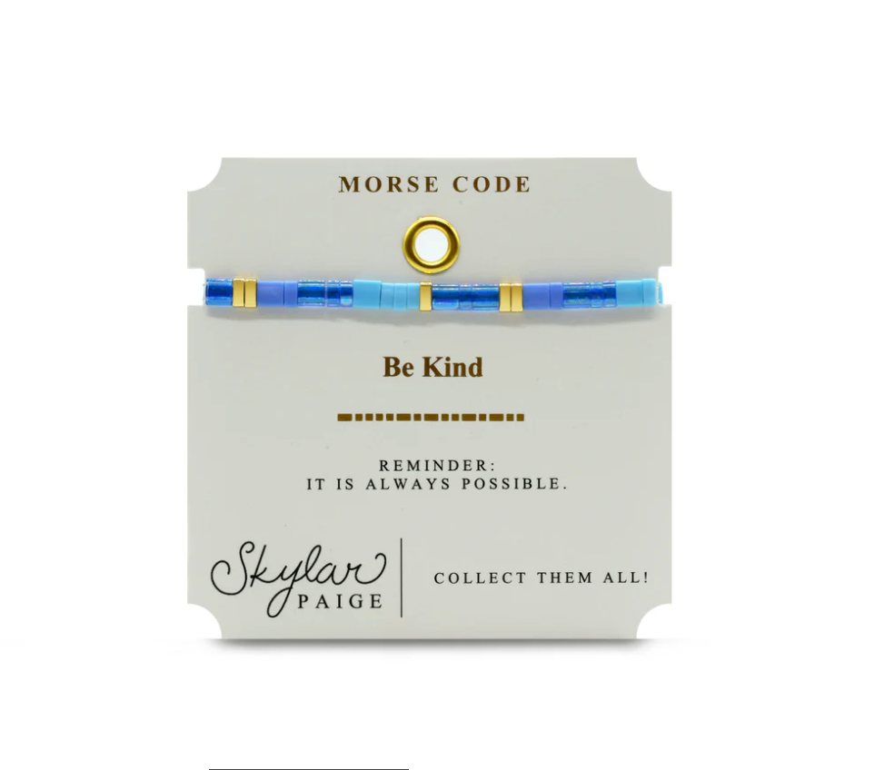Morse Code Bracelet by Skylar Paige