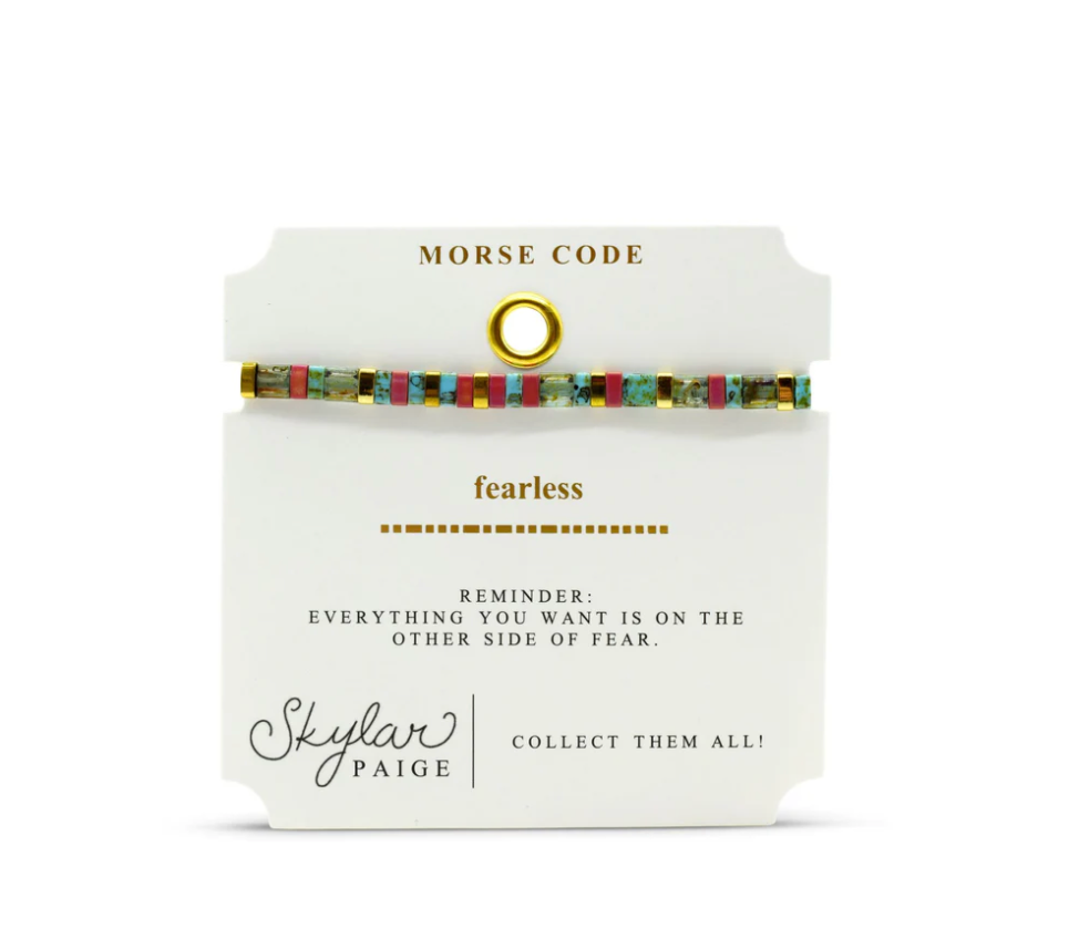 Morse Code Bracelet by Skylar Paige