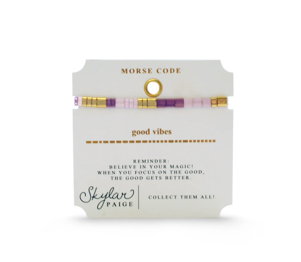 Morse Code Bracelet by Skylar Paige