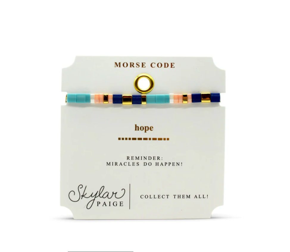 Morse Code Bracelet by Skylar Paige