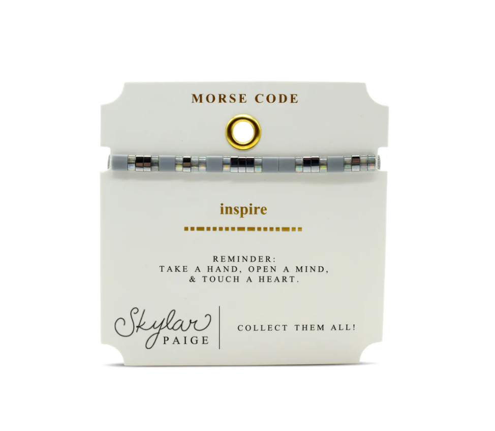 Morse Code Bracelet by Skylar Paige