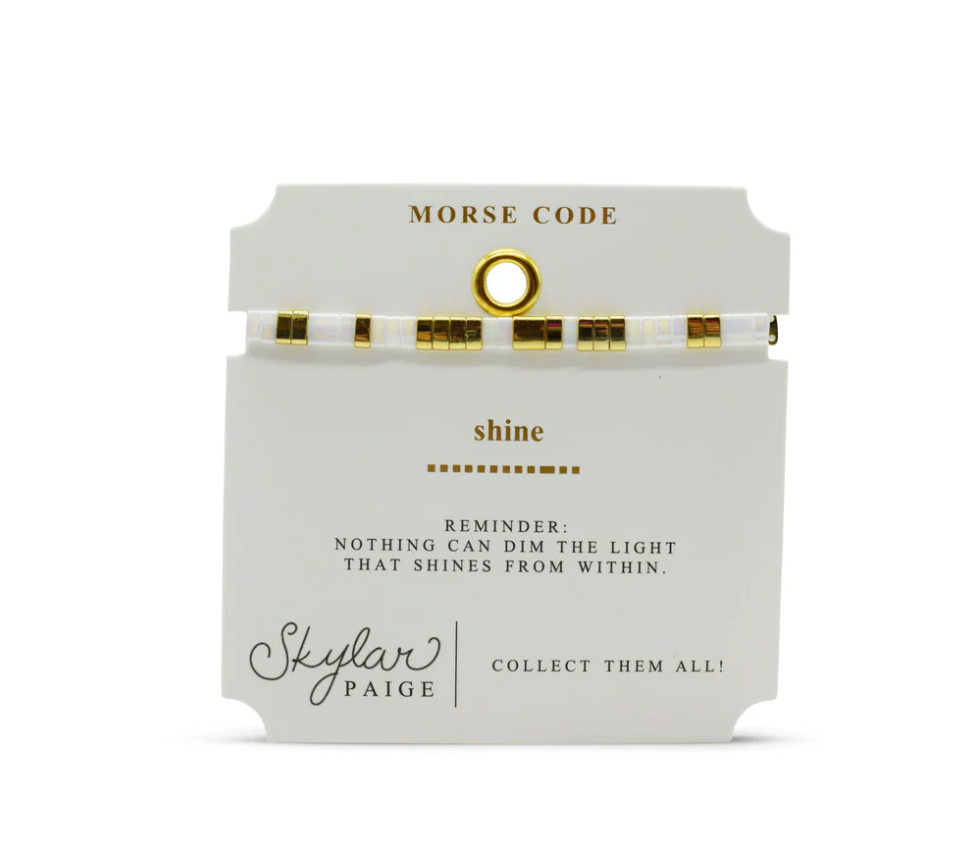 Morse Code Bracelet by Skylar Paige