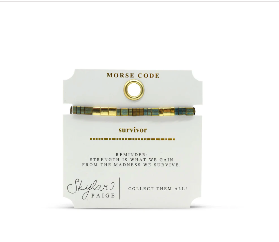 Morse Code Bracelet by Skylar Paige