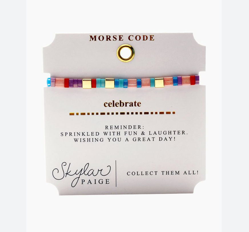 Morse Code Bracelet by Skylar Paige