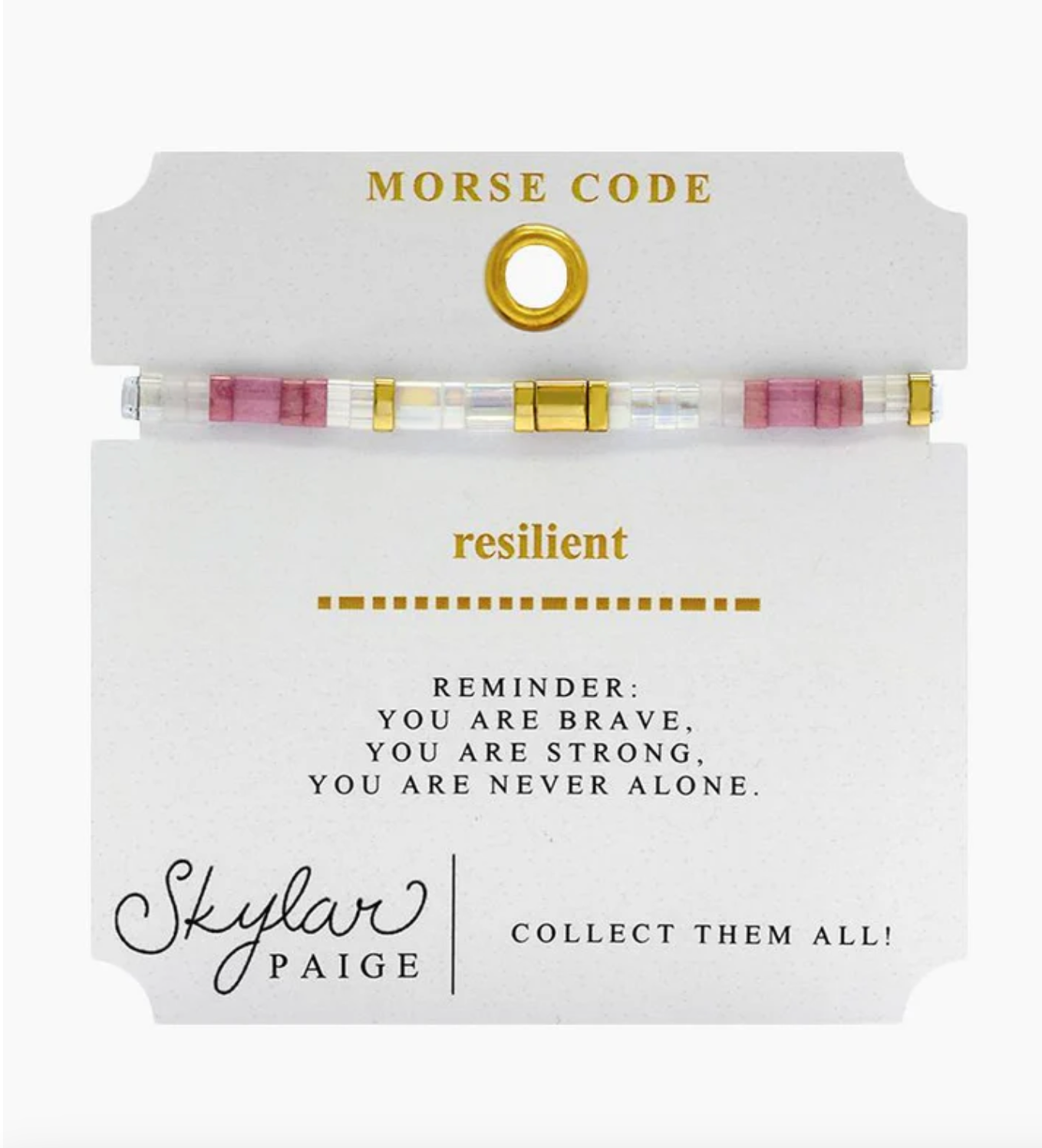 Morse Code Bracelet by Skylar Paige