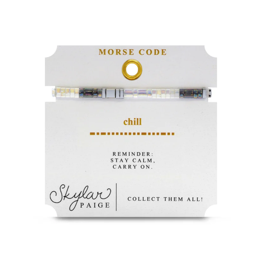 Morse Code Bracelet by Skylar Paige