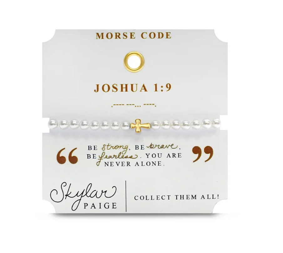 Heavenly Words Morse Code Bracelet by Skylar Paige