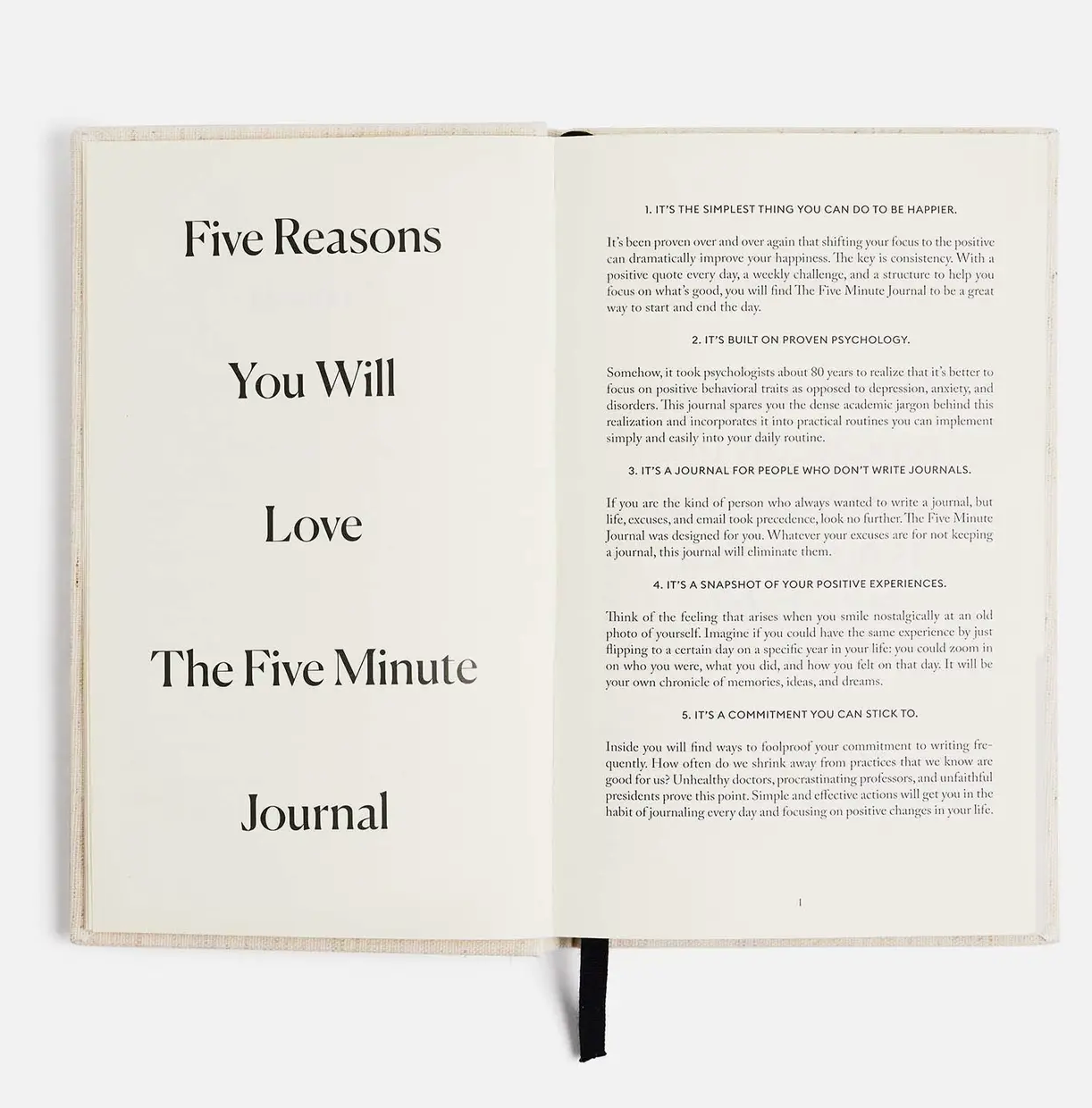 The Five Minute Journal - Daily Guided Gratitude