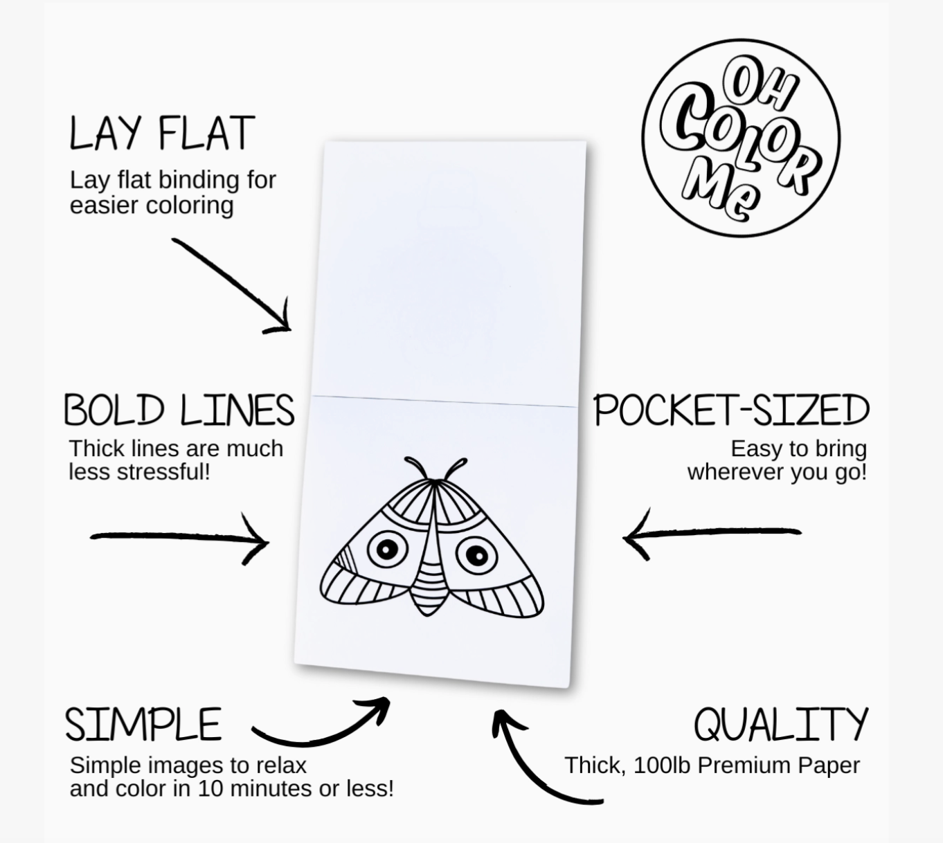 Pattern Escape Mini Coloring Book