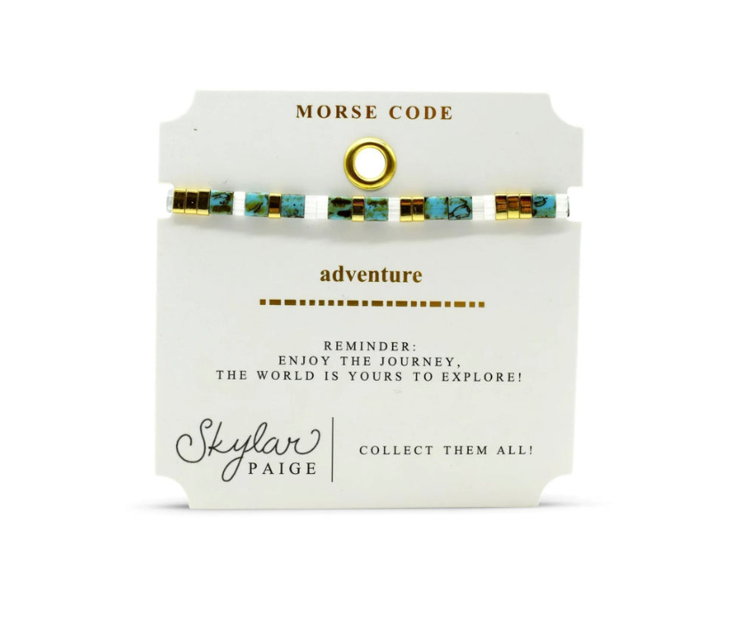 Morse Code Bracelet by Skylar Paige