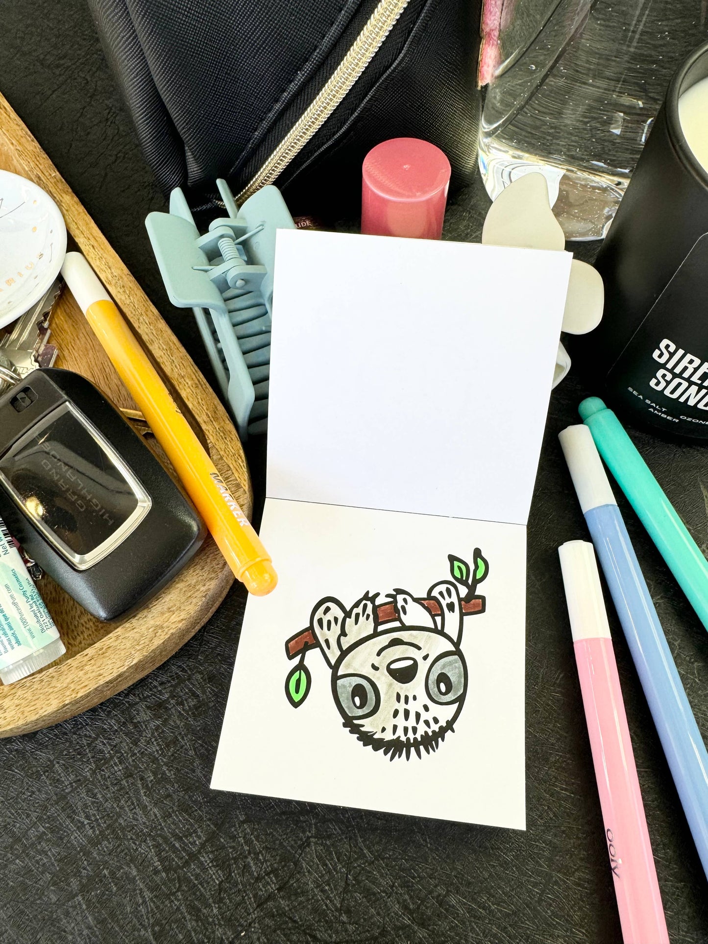 Pocket Pets 3x3 Mini Coloring Book