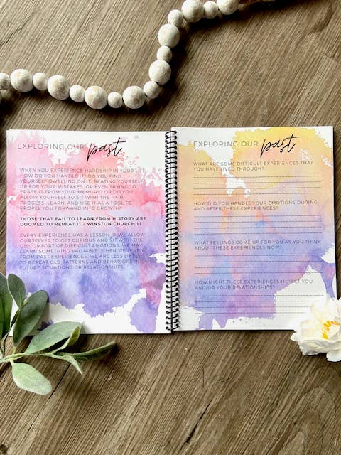 The Art of Loving + Letting Go - Creative Journal and Workbook