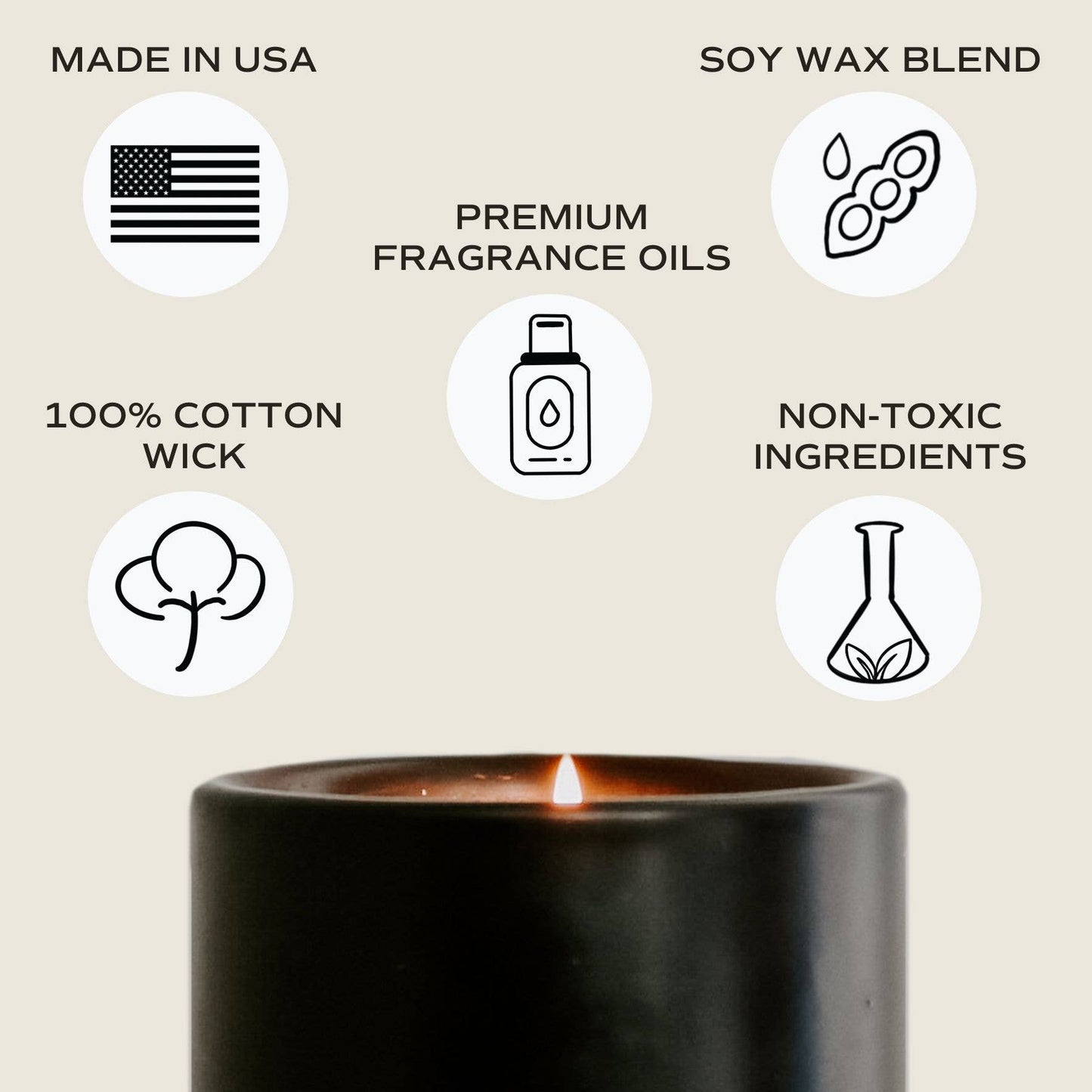 Stress Relief Soy Candle