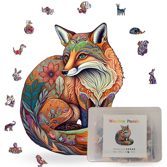 Sly Fox Wooden Jigsaw Puzzle