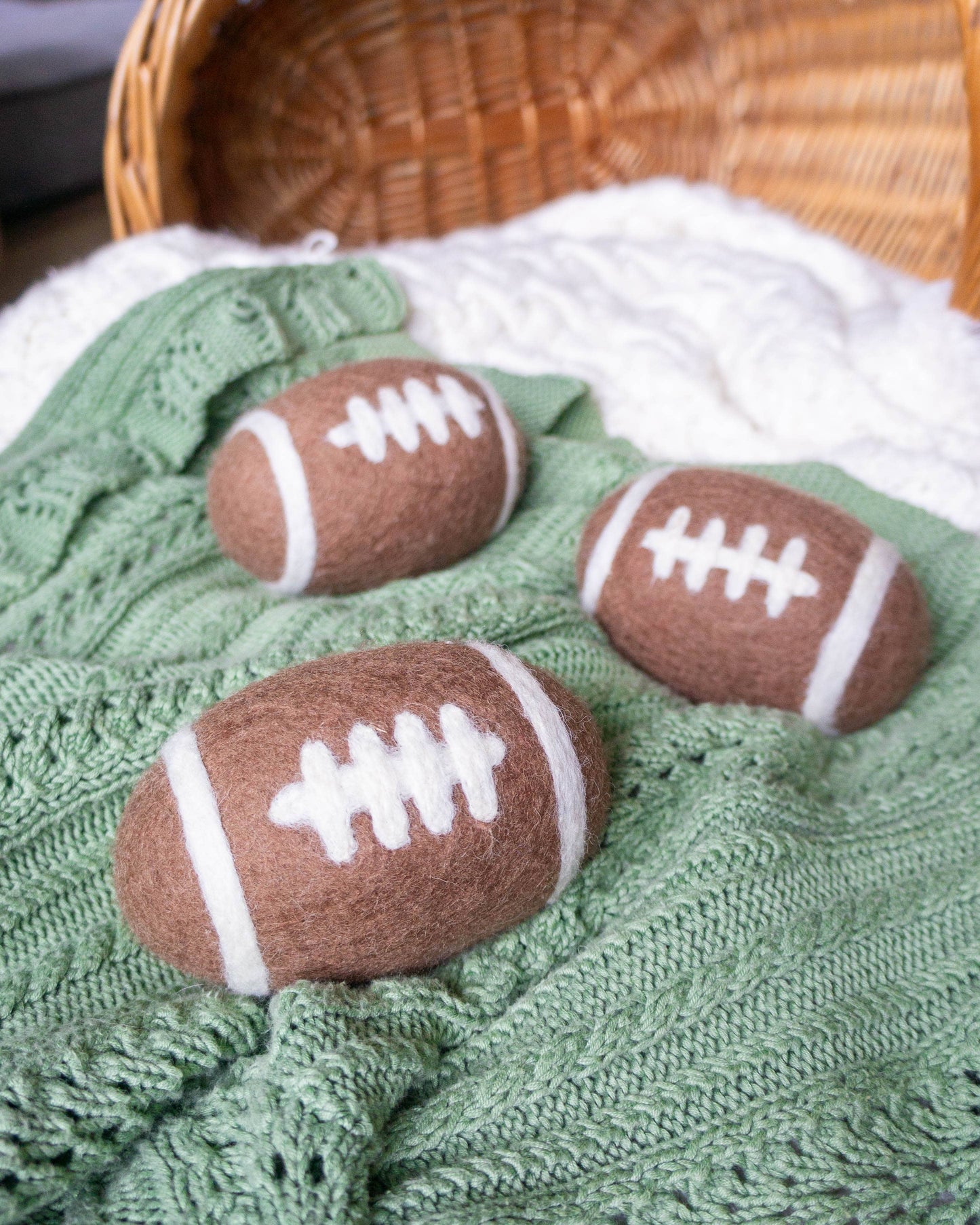 Football Eco Wool Dryer Balls