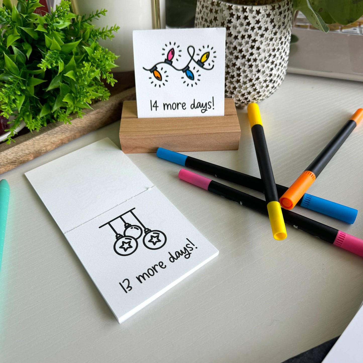 Color Your Own Advent Calendar Mini Coloring Book