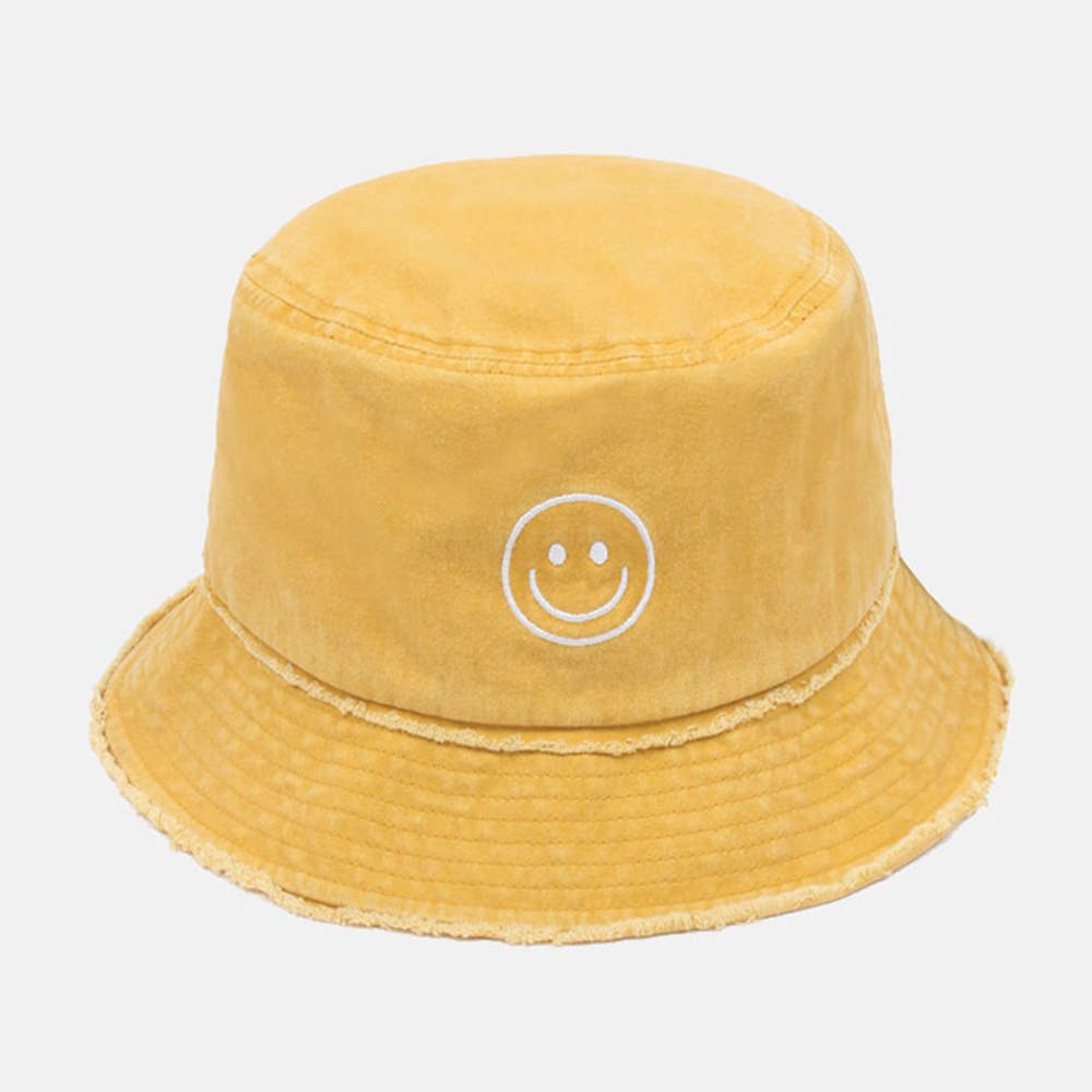 Smile Outline Icon Bucket Hat