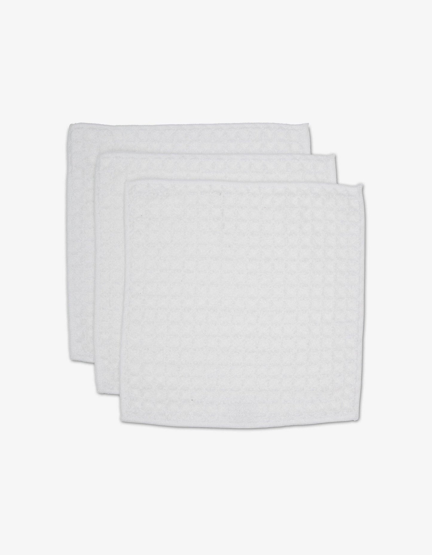 Cloud Geometry Waffle Washcloth Set