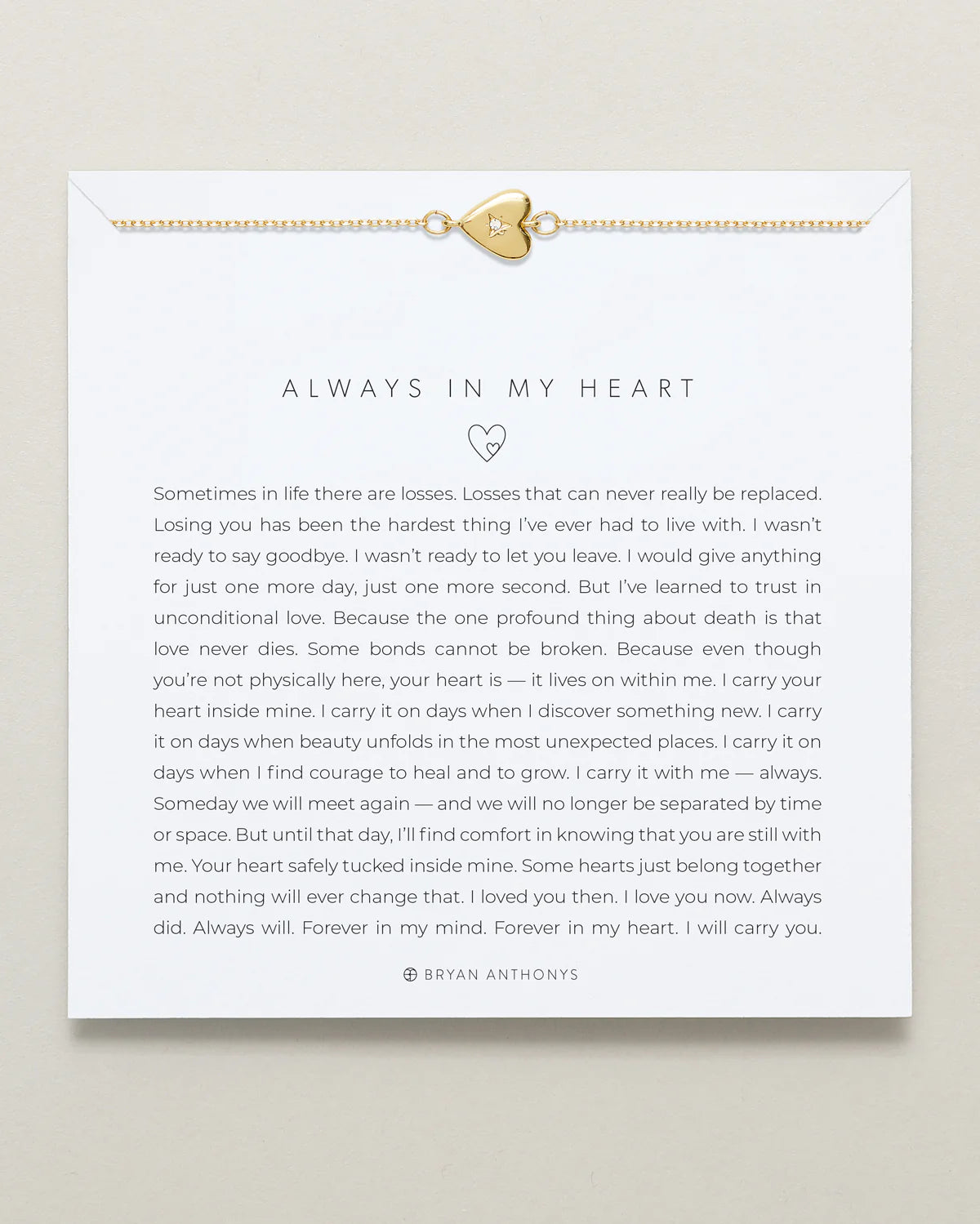Always in my Heart Icon Bracelet