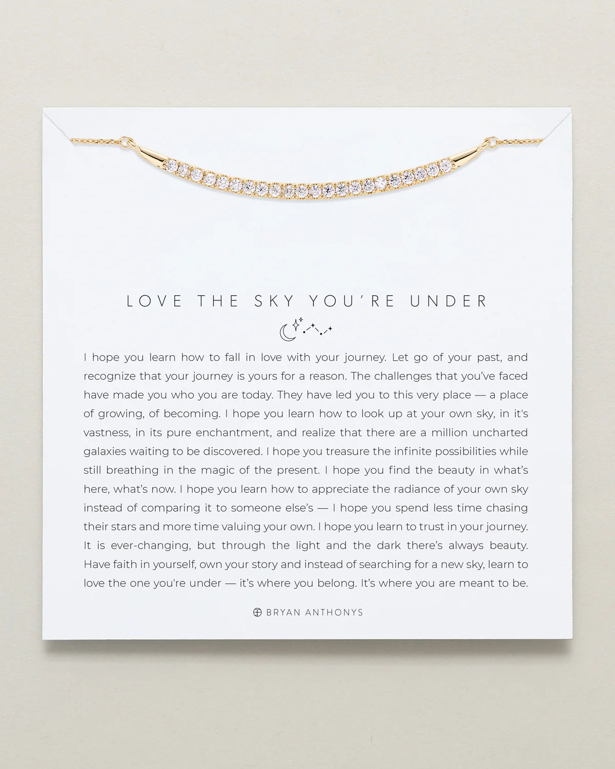 Love The Sky You're Under Necklace