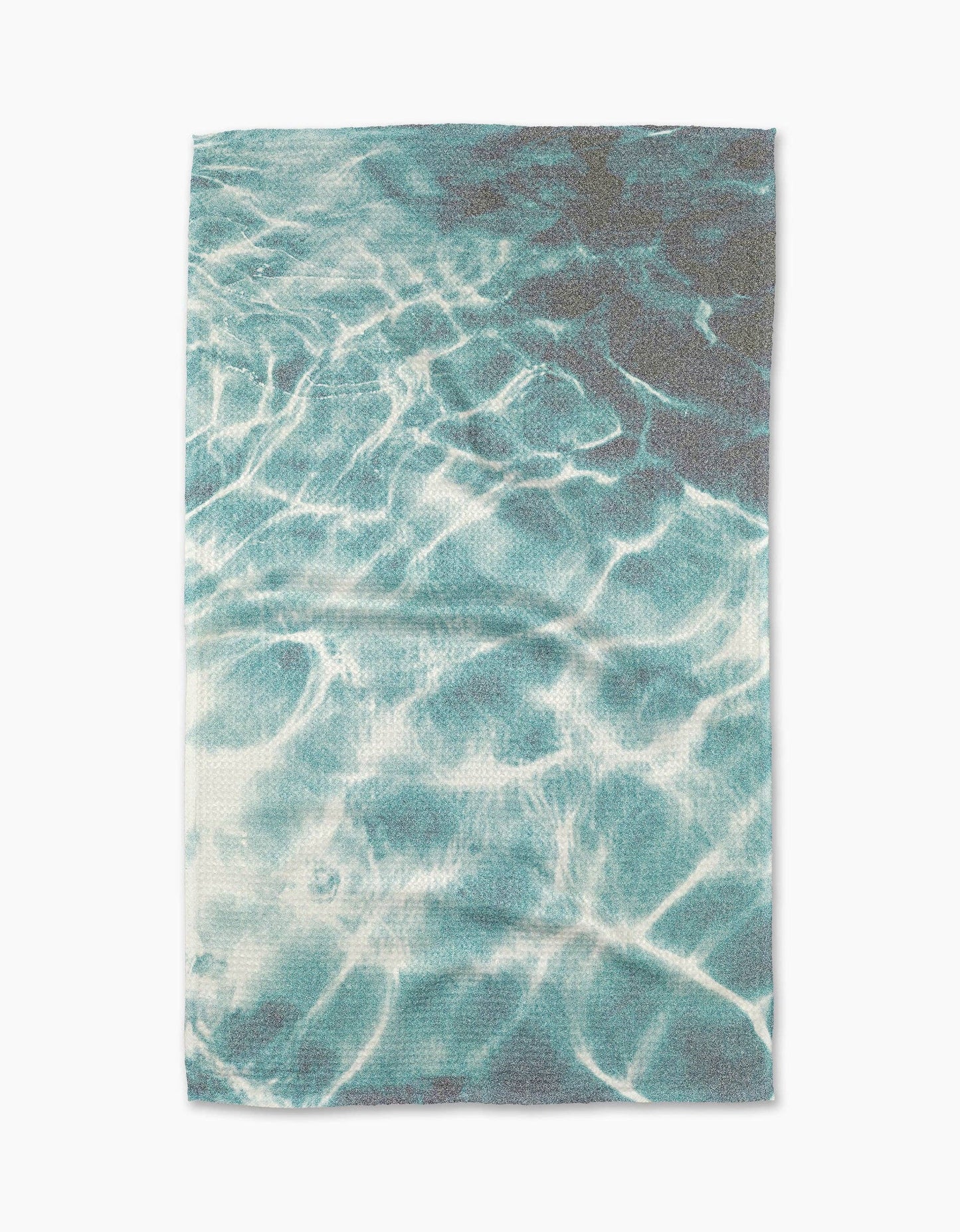 Saltwater Glow Geometry Tea Towel