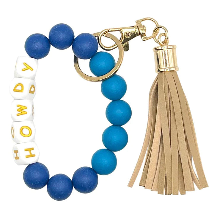 Beaded Bracelet Keychain