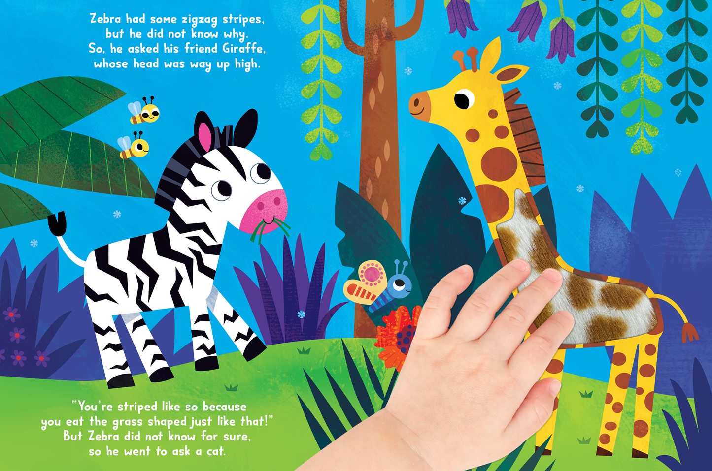 Zig Zag Zebra - Children's Touch and Feel Storybook