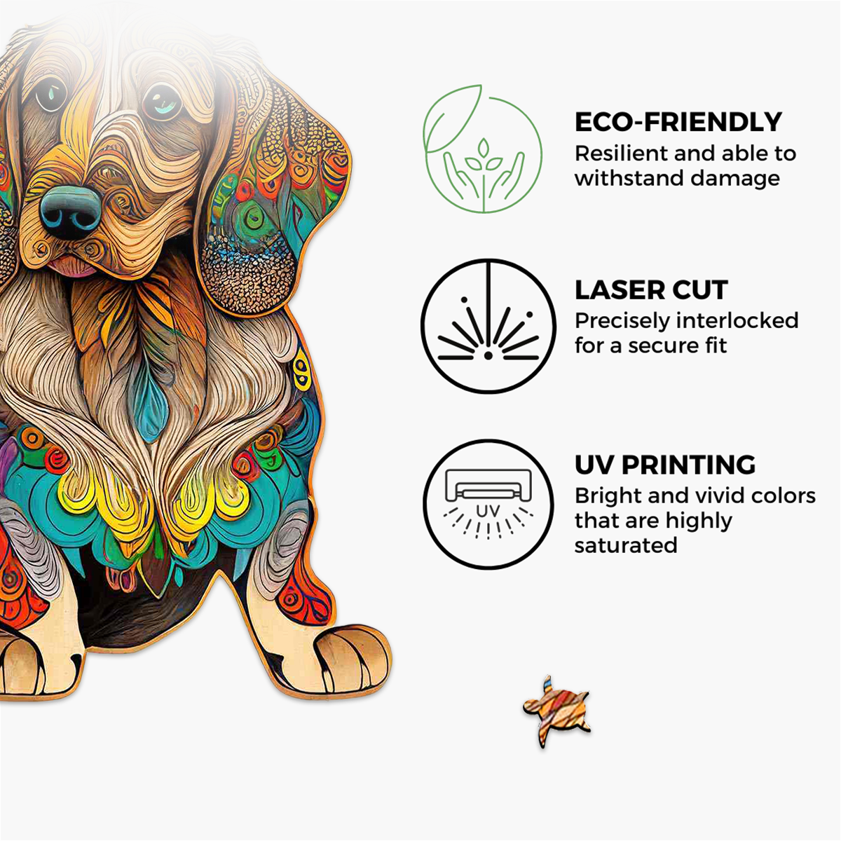 Dog Wooden Jigsaw Puzzle