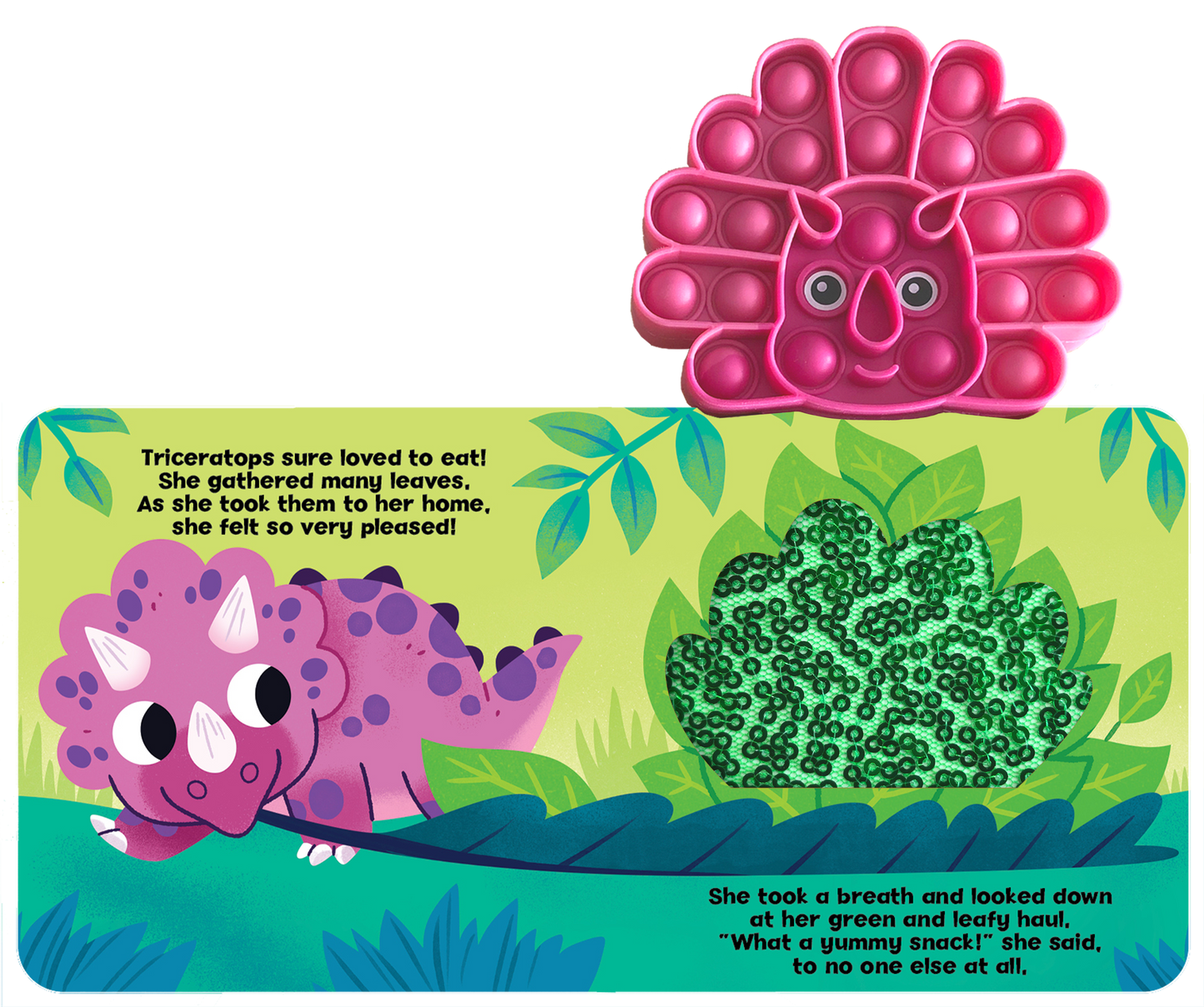 Little Triceratops - Your Sensory Fidget Friend