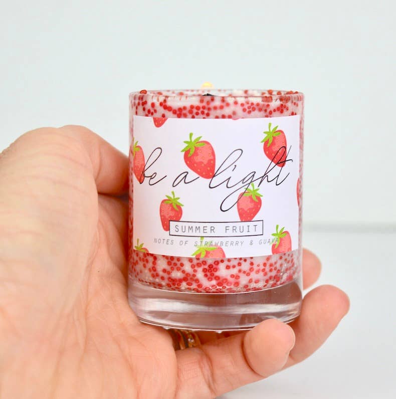 Mini Summer Fruit Sprinkle Candle