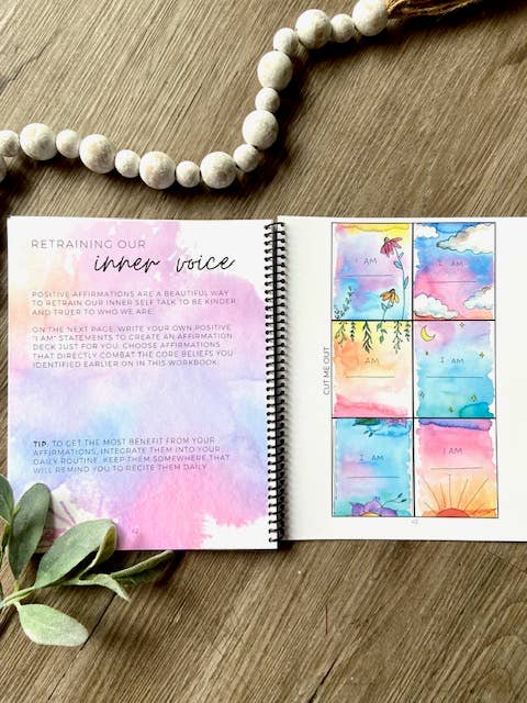 The Art of Loving + Letting Go - Creative Journal and Workbook