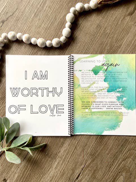 The Art of Loving + Letting Go - Creative Journal and Workbook