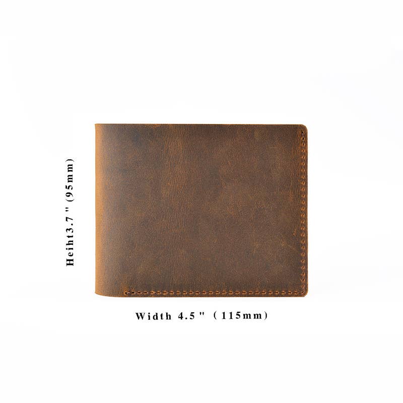 Leather Wallet-One Step at a Time