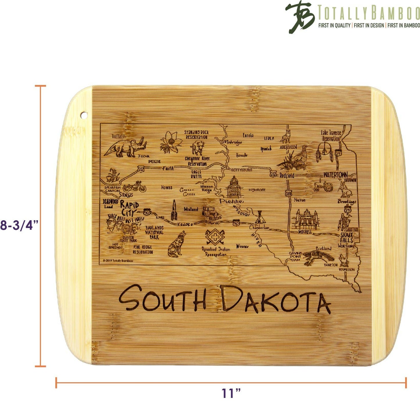 South Dakota Cutting & Charcuterie Board