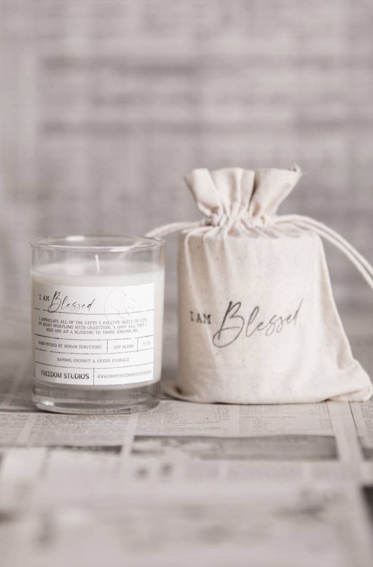 I AM Blessed Candle
