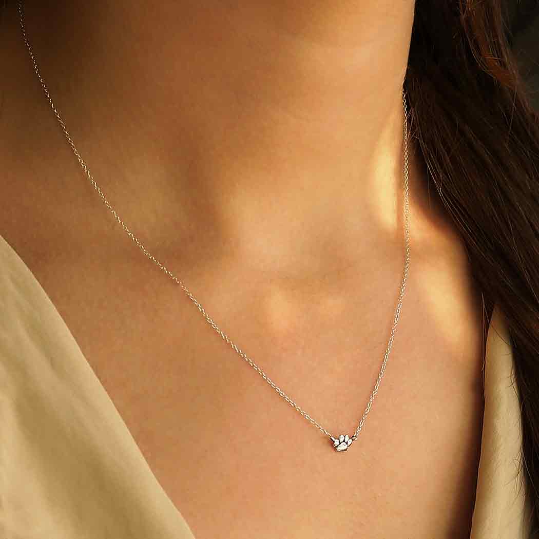 Puffy Paw Necklace
