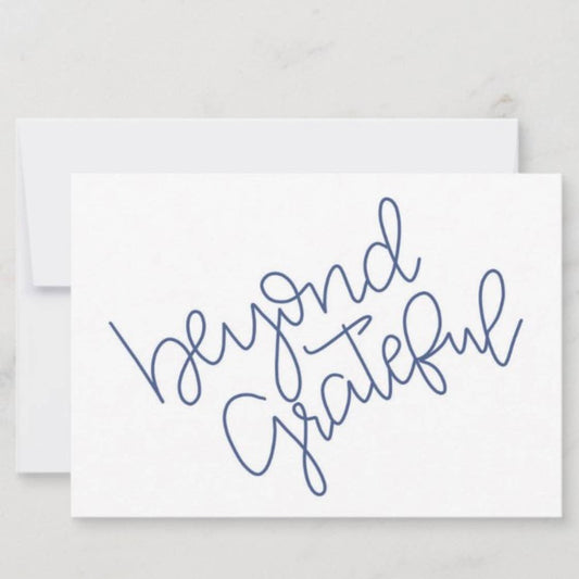 Beyond Grateful - Card