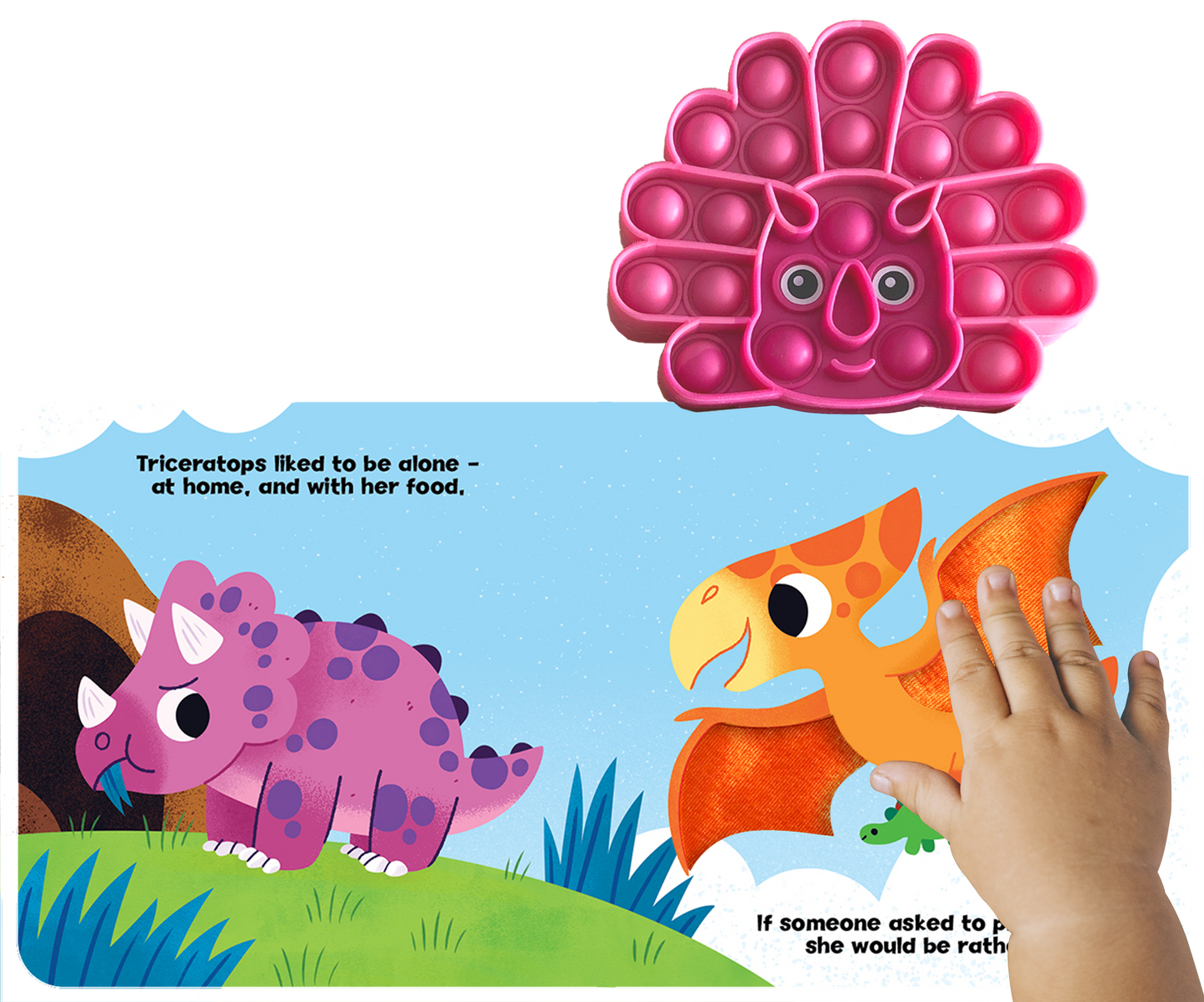 Little Triceratops - Your Sensory Fidget Friend