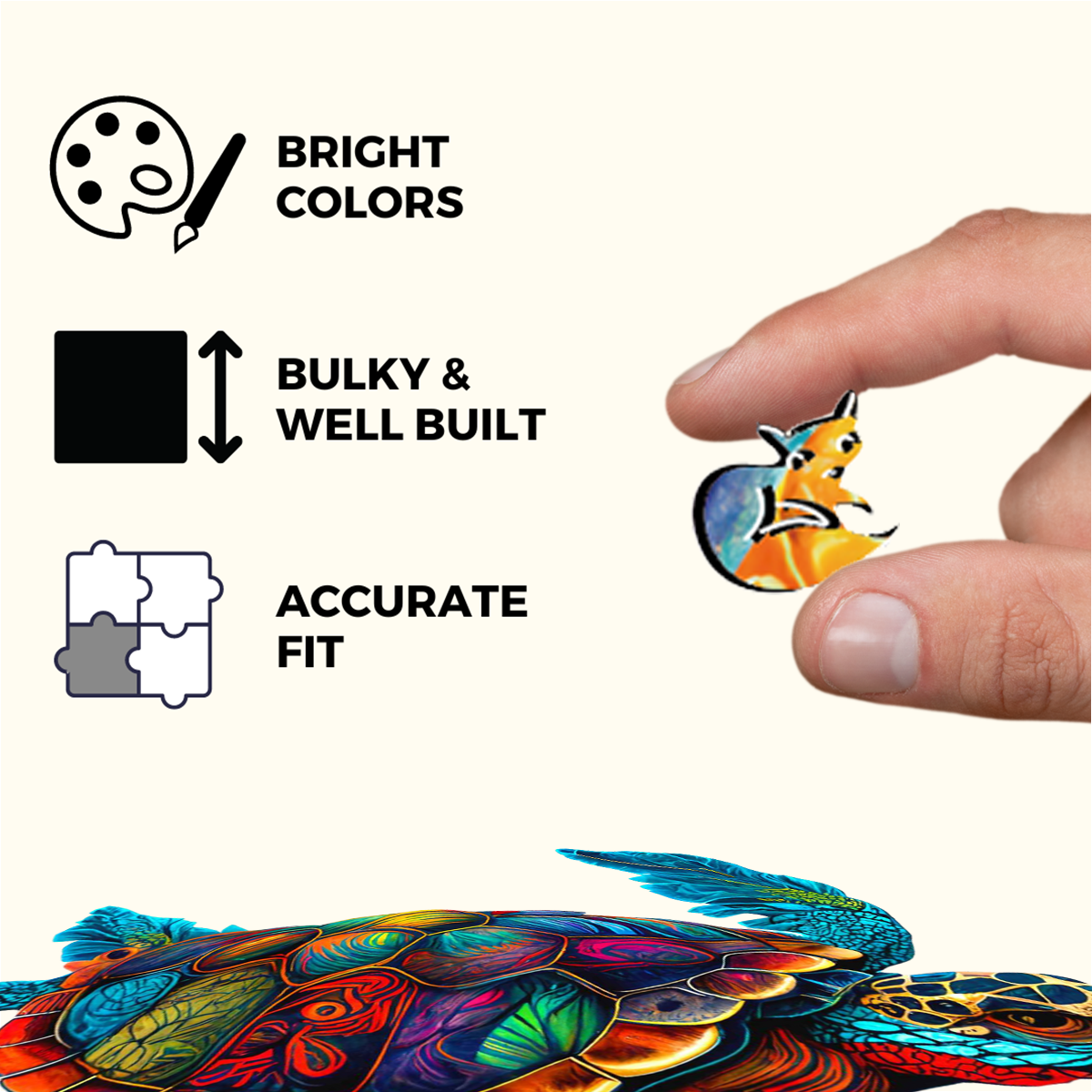 Turtle Wooden Jigsaw Puzzle