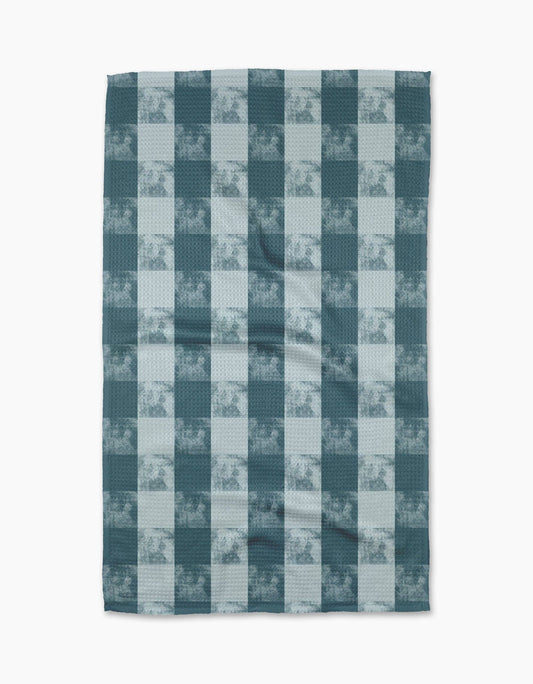 Beach Storm Geometry Tea Towel