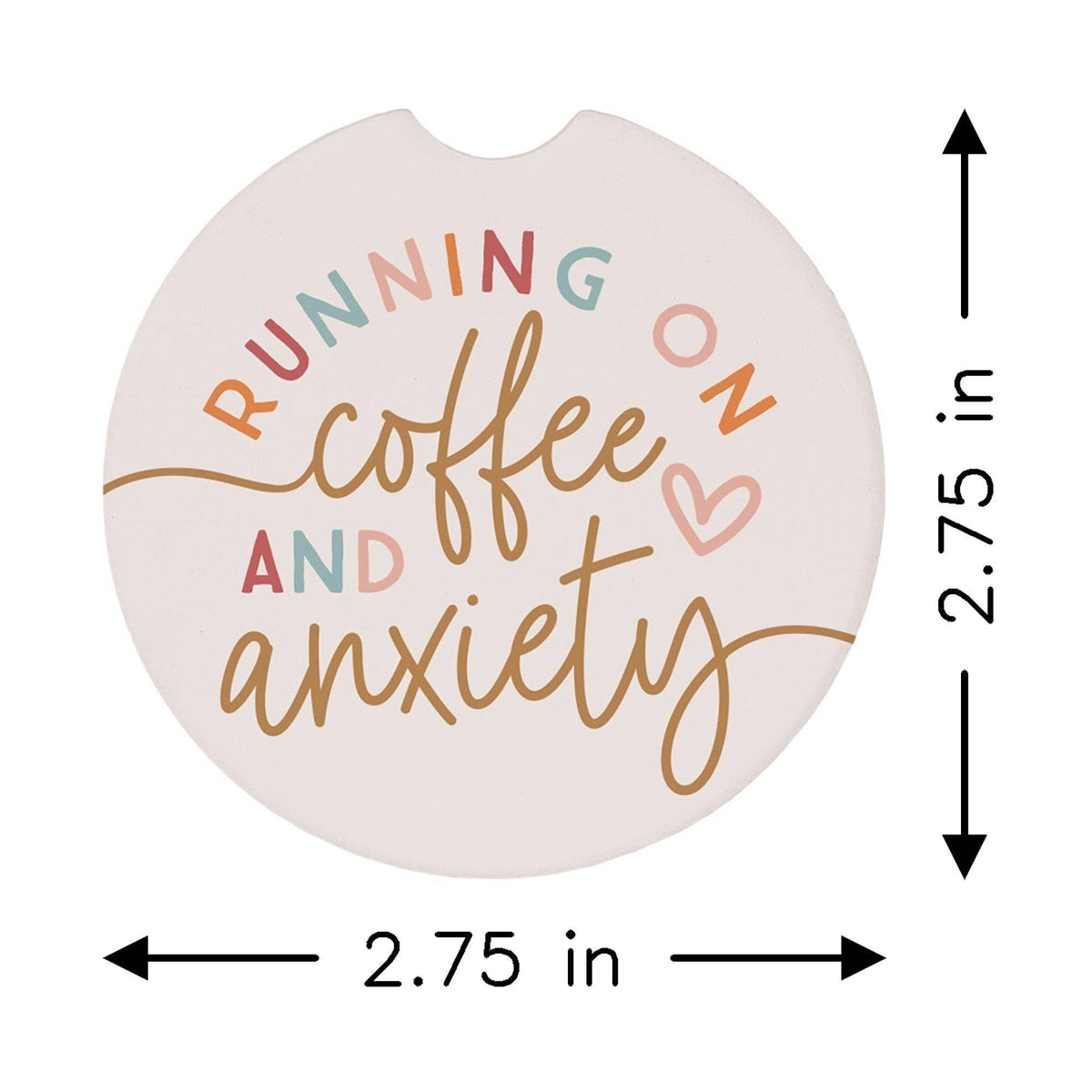 Coffee Anxiety Latte - Car Coasters